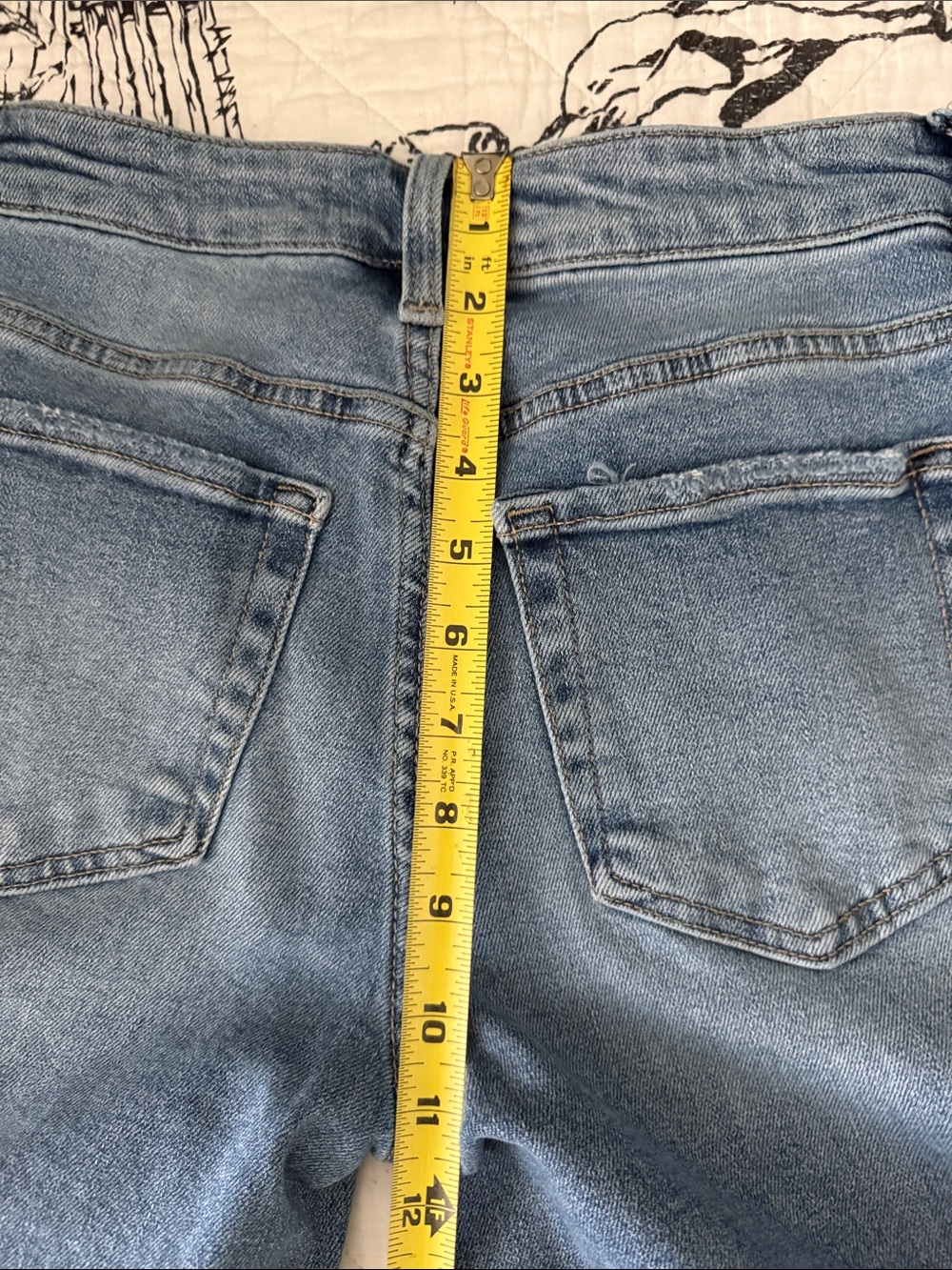 Vervet Wide Leg Jeans in Light Blue Wash - Picture 8 of 8